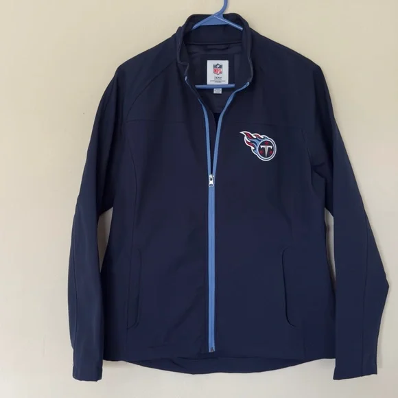 Tennessee Titans NFL Team apparel G-III Soft shell Women’s L Jacket Blue NWOT - Picture 2 of 8